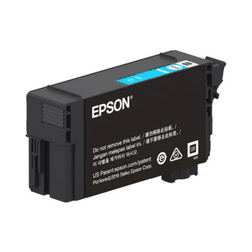 Cartucho de Tinta Cyan Epson Ultrachrome T40W120, lateral