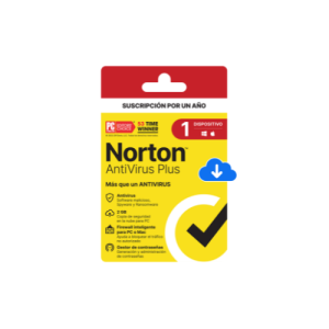 Licencia Antivirus Plus Norton, frontal