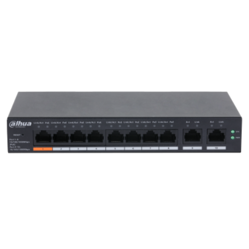 Switch PoE Dahua 10 Puertos