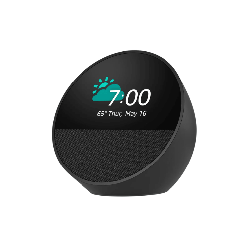 Parlante Smart Amazon Echo Spot 2024, frontal