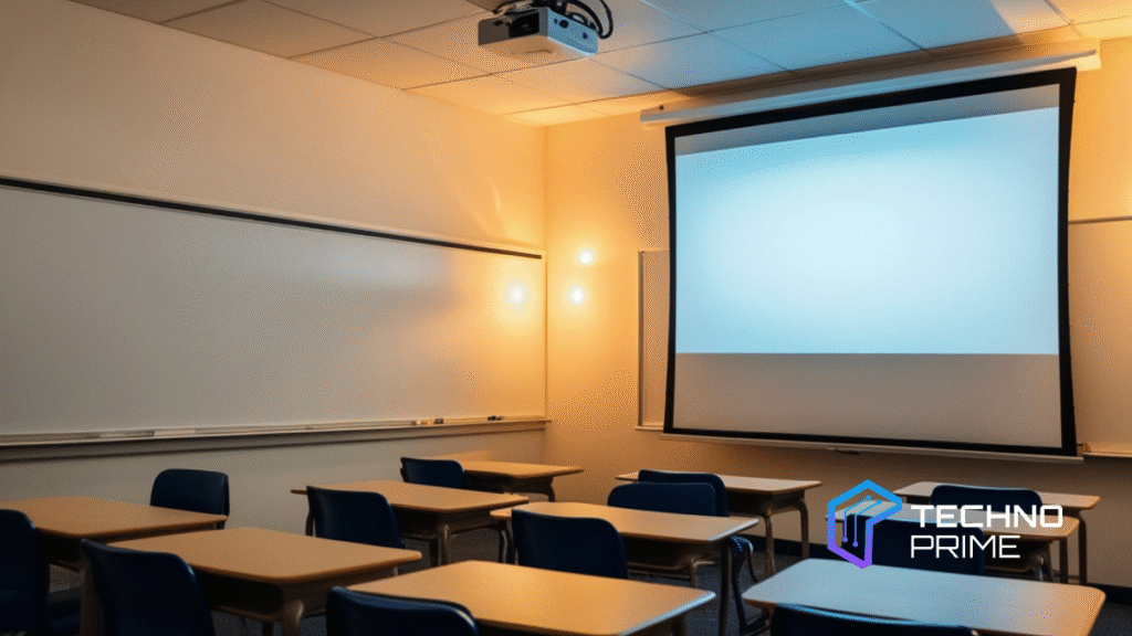 BenQ LW500 proyector LED ecoamigable para oficinas y aulas inteligentes.