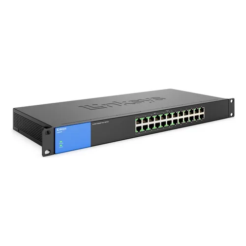 Switch PoE+ Linksys 24 Puertos Gigabit, derecha