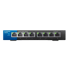 Switch Linksys SE3008 Gigabit, frontal