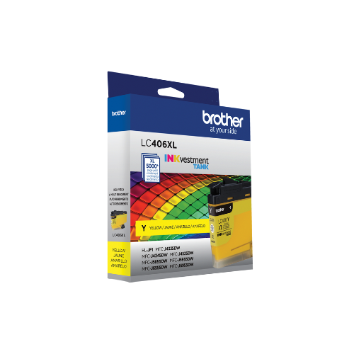 Cartucho de Tinta Brother Amarillo, caja