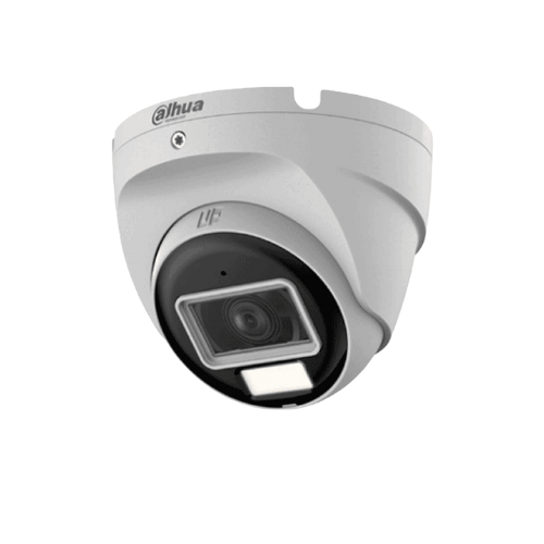 Cámara Domo Dahua 5 MP, WizColor, encendido