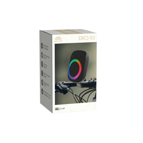 Parlante Portátil Movisun Bici-10, caja