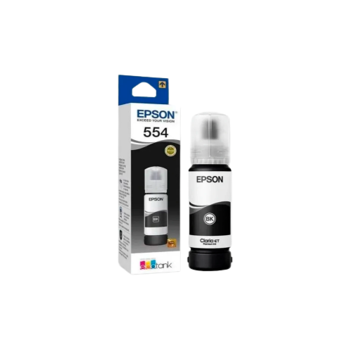 Botella de Tinta Negra Epson EcoTank 554, lateral