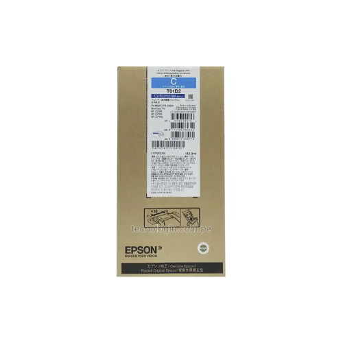 Cartucho de Tinta Cian Epson WorkForce WF-C579R, frontal