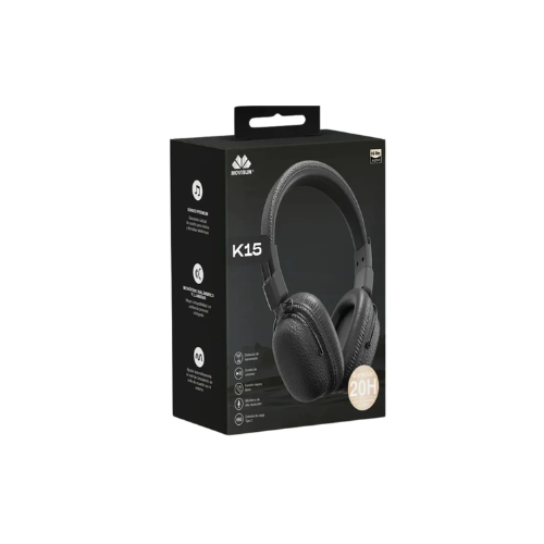 Audífonos Diadema Movisun K15, caja