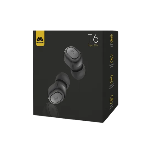 Audífonos Inalámbricos Movisun T6 Negro, caja