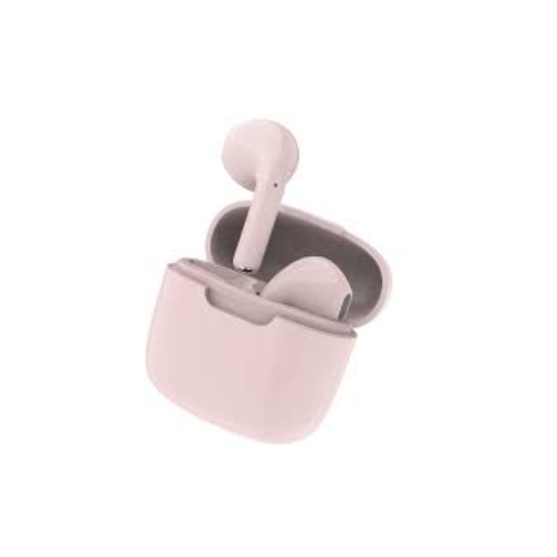 Audífonos Inalámbricos Movisun W1 Rosa, diagonal