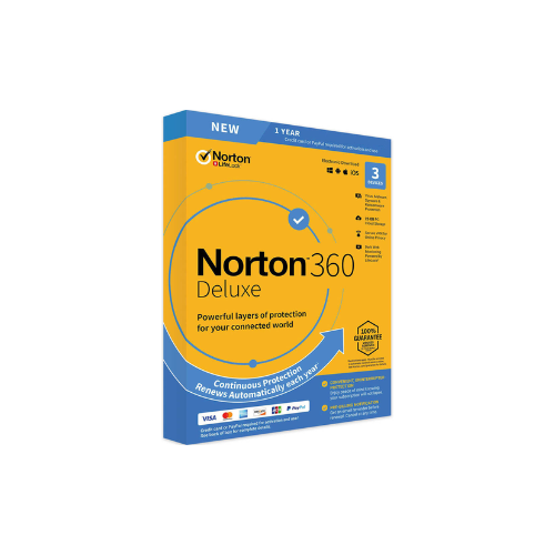 Licencia Antivirus Norton 360 Deluxe, lateral
