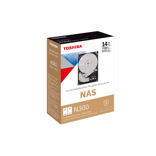 Disco Duro Toshiba N300 14TB, caja