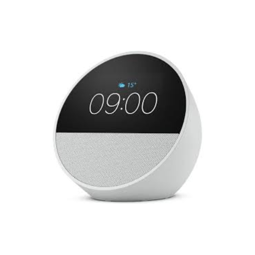 Parlante Inteligente Amazon Echo Spot 2024, lateral