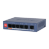 Switch Dahua Administrable en la Nube, 6 Puertos, lateral