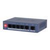 Switch PoE Dahua Gigabit de 6 Puertos, lateral