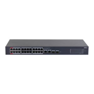 Switch PoE Dahua 28 Puertos Gigabit, frontal