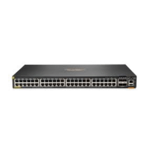 Switch HPE Aruba Networking CX 6200F 48G Class 4 PoE+, frontal