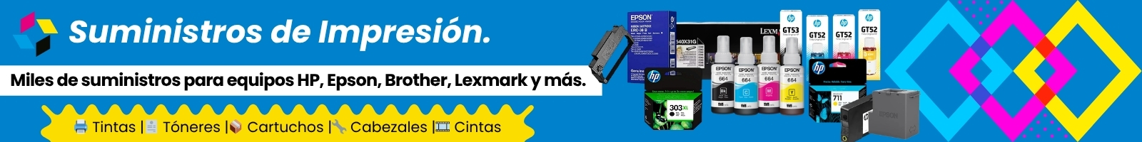 BANNER SUMINISTROS DE IMPRESIÓN