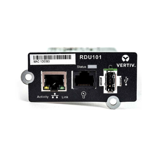 Tarjeta de Administración Vertiv Liebert IntelliSlot Dual Protocol GXT5, frontal