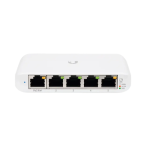 Switch Ubiquiti Flex Mini 2.5G de 5 Puertos 2.5G, frontal