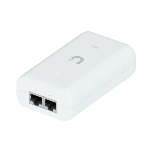 Inyector Ubiquiti PoE++ 60 W, recostado