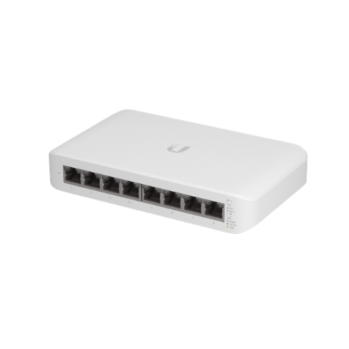 Switch Ubiquiti UniFi Lite 8 PoE de Escritorio, lateral