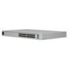 Switch Ubiquiti UniFi Pro 24 PoE, 24 Puertos Gigabit, PoE++ 400 W, Capa 3, 2 Puertos SFP+ 10G, USW-Pro-24-POE